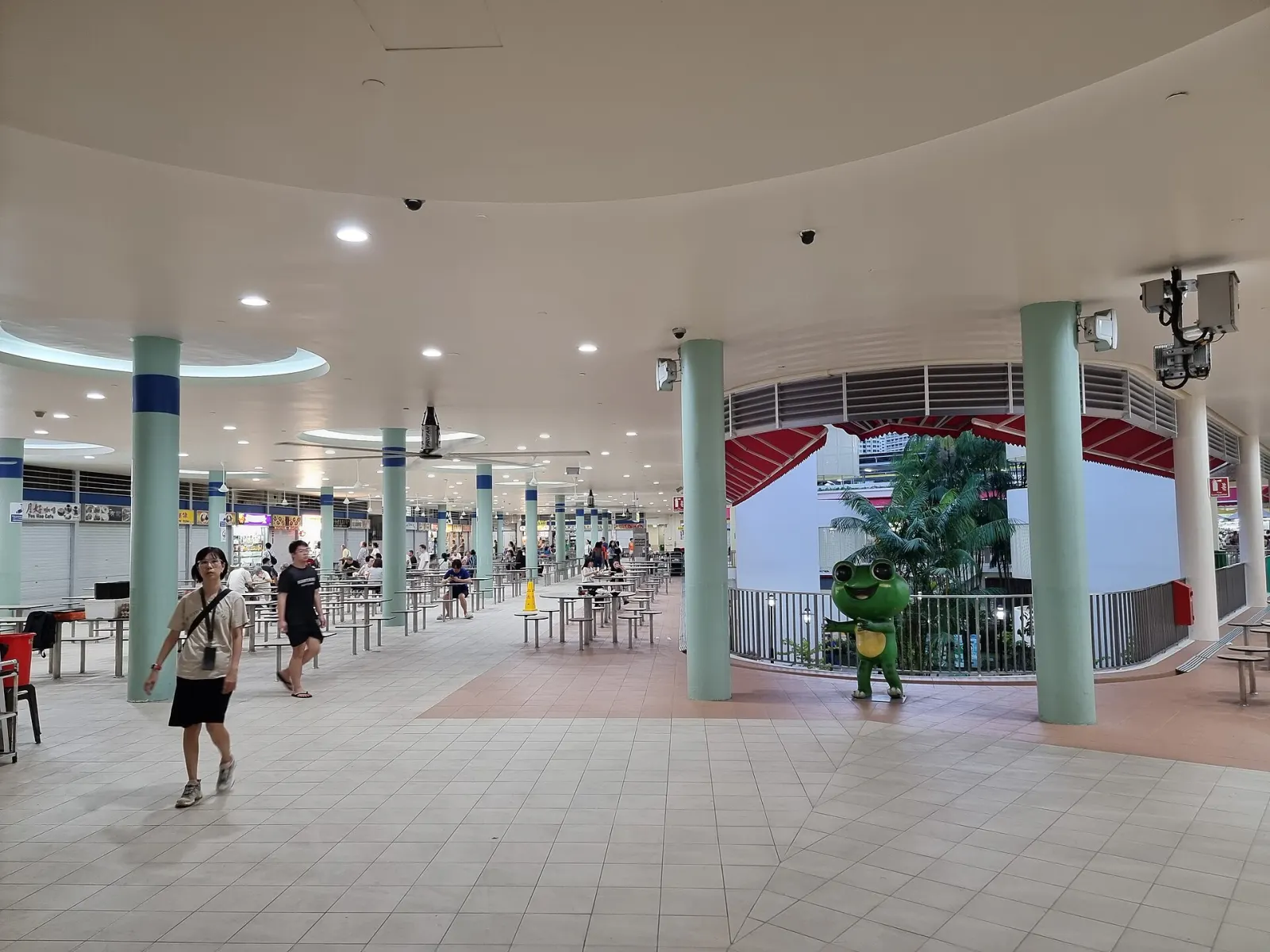 Second-floor food centre inside Tiong Bahru Market.