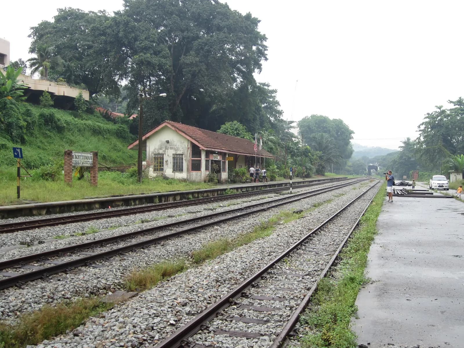 General view of the former Bukit Timah Railway Station.