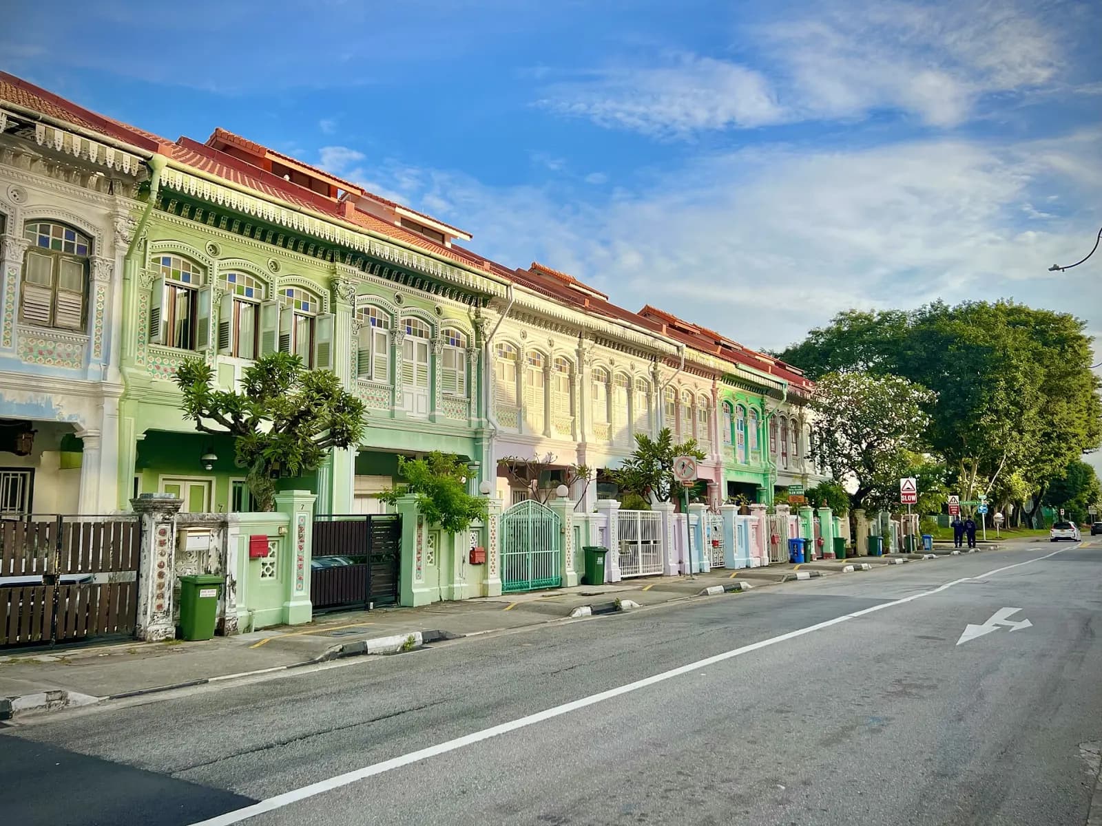 Colourful heritage houses along Koon Seng Road in Joo Chiat.