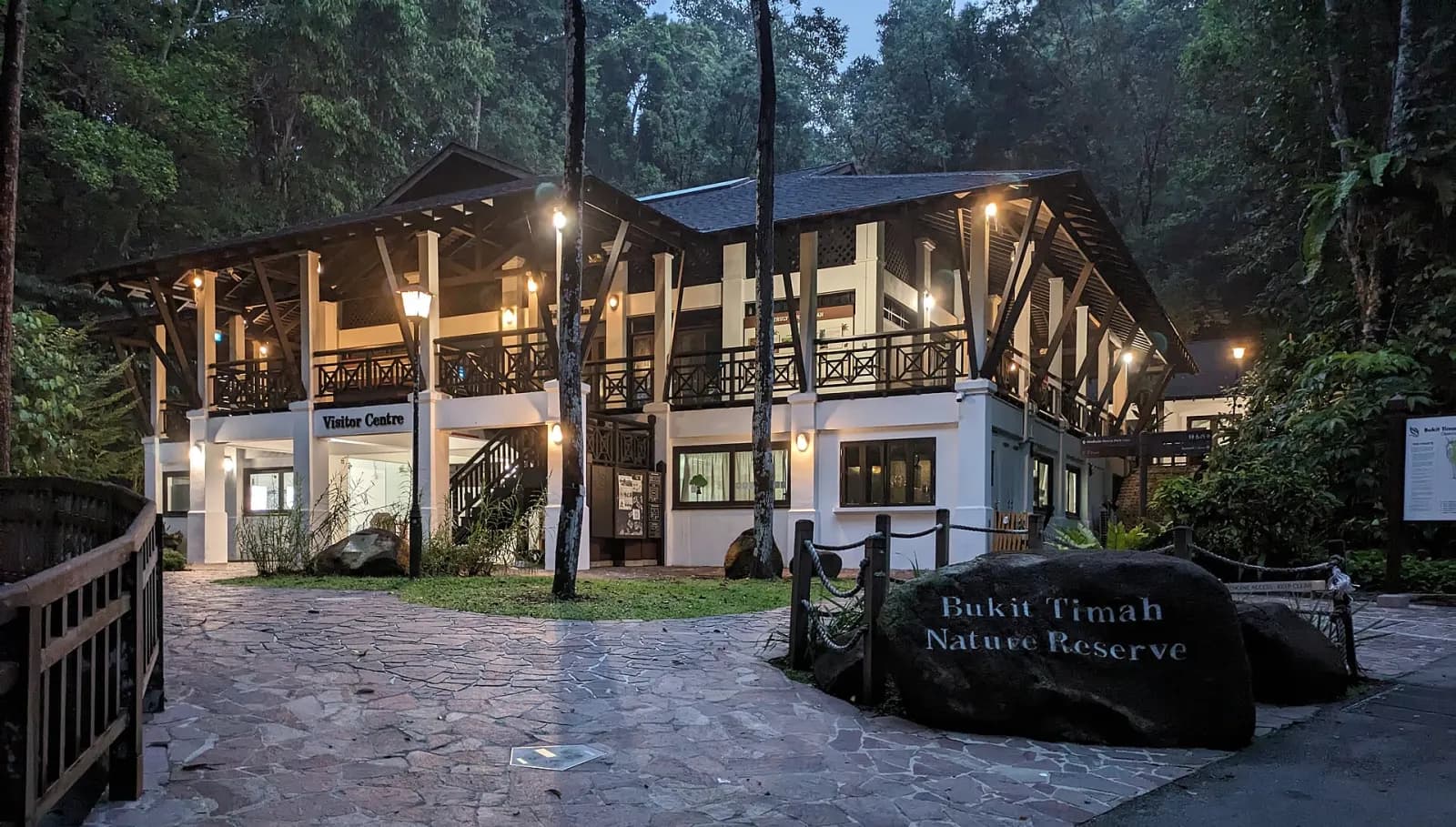 Bukit Timah Nature Reserve Visitor Centre in Singapore.