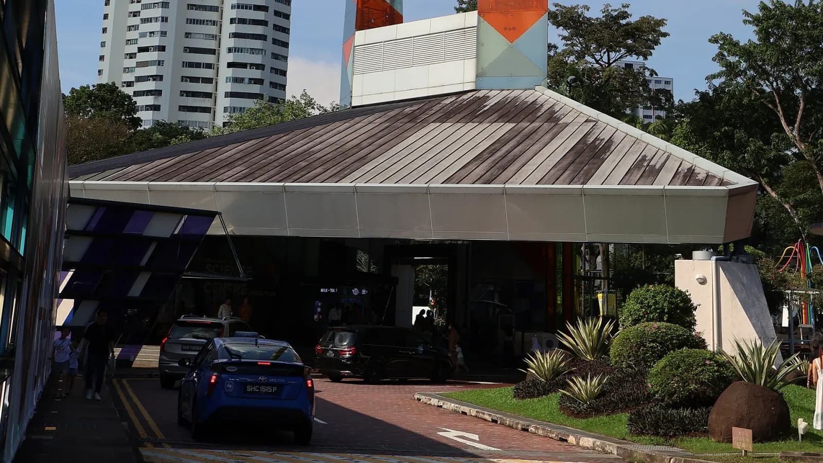 Entrance to Science Centre Singapore in Jurong East.