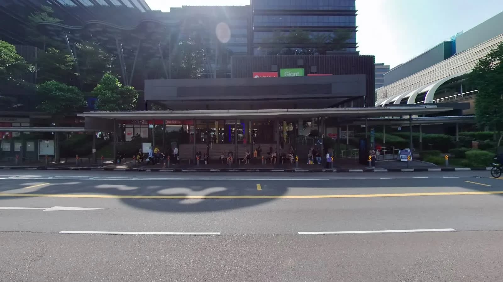 Street entrance to Paya Lebar Square at 60 Paya Lebar Road.
